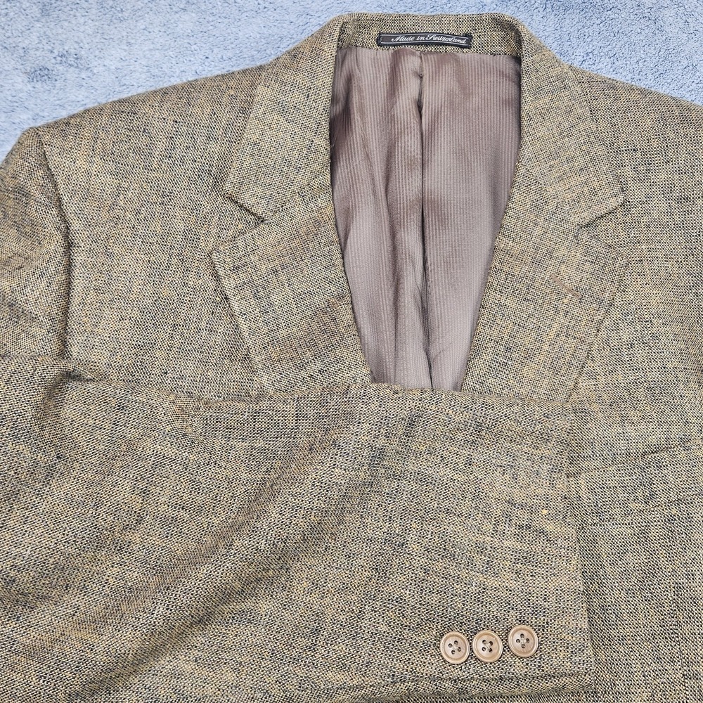 Ermenegildo Zegna Soft Blazer Men's 44R 100% Silk Sport Coat Jacket Italy Made
